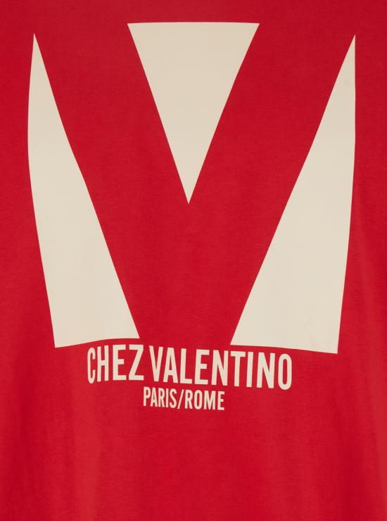 25SS 발렌티노 가라바니 반팔 티셔츠 6V3MG16PAQ9157 Red - VALENTINO GARAVANI