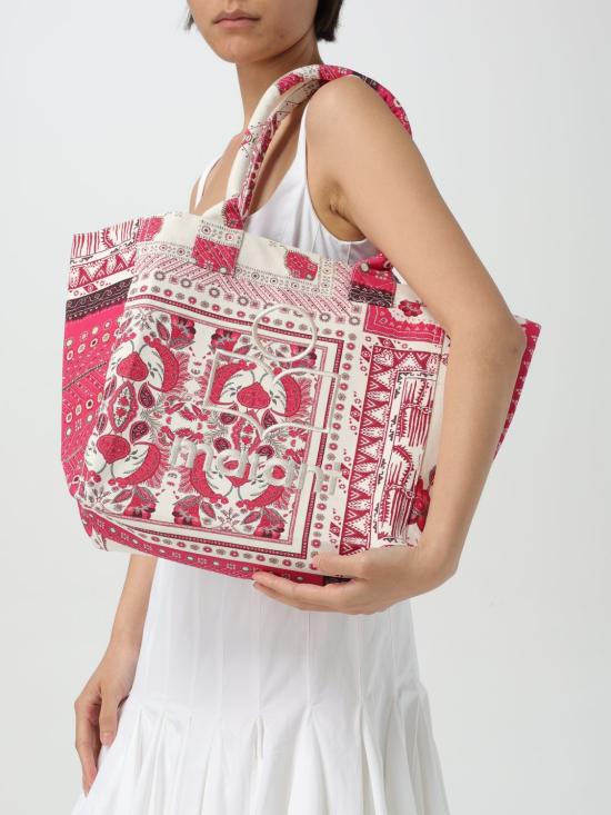 25SS 이자벨마랑 토트백 PM0002FAC1X11M70RD RED DOM - ISABEL MARANT