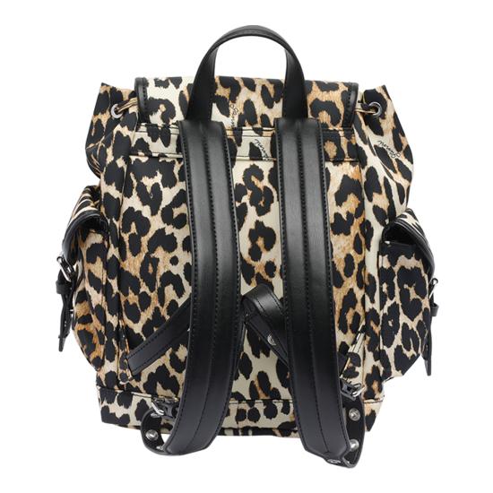 25FW 가니 백팩 A6617943 LEOPARD DOM - GANNI