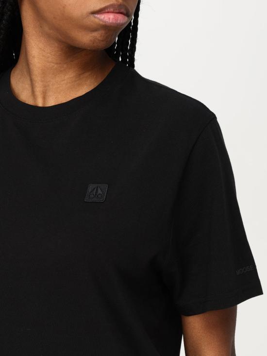 25SS 무스너클 반팔 티셔츠 M15LT718292 BLACK DOM - MOOSE KNUCKLES