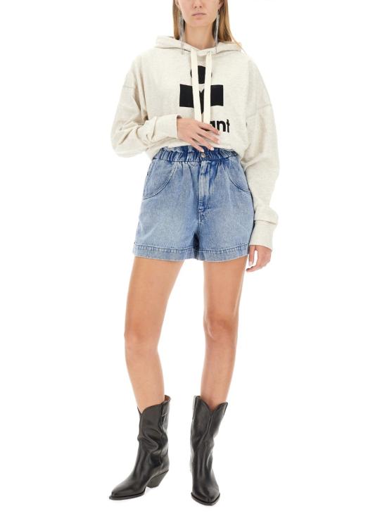 25SS 이자벨마랑에뚜왈 후드 티셔츠 SW0001FA A1M07E23EC POWDER - ISABEL MARANT ETOILE