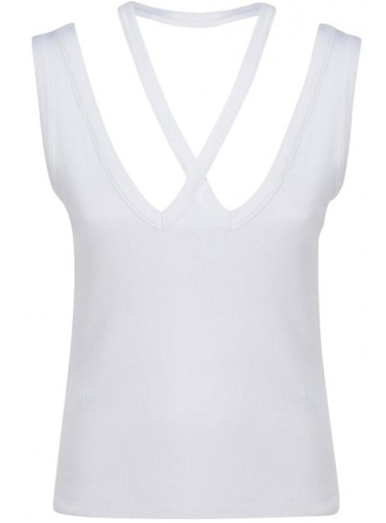  MM6 메종마르지엘라 민소매 티셔츠 S62NL0023S24285 100 White