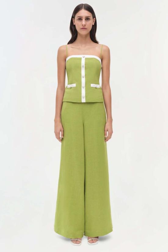  심카이 캐미솔 엘레노어 버튼다운 캐미 키위 멀티