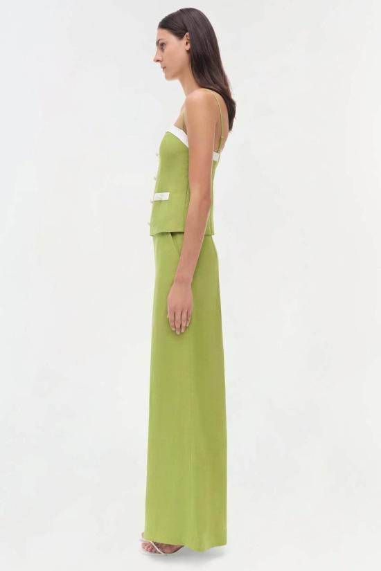  심카이 캐미솔 엘레노어 버튼다운 캐미 키위 멀티 - SIMKHAI