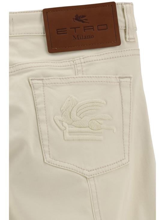 25SS 에트로 스트레이트 팬츠 WRNB0022AV689 Y0610 WHITE - ETRO