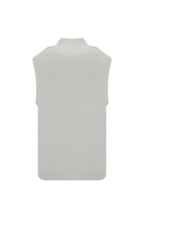 25SS 브루넬로 쿠치넬리 니트 베스트 M28708707 C2723 WHITE - BRUNELLO CUCINELLI