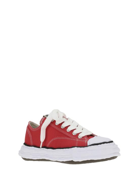 26SS 메종 미하라 야스히로 피터슨23 OG 솔 캔버스 로우탑 A11FW702 RED - MAISON MIHARA YASUHIRO