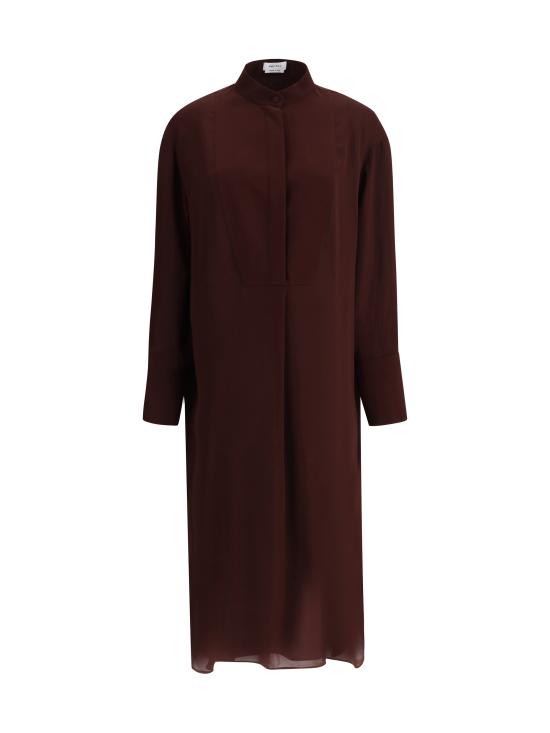 25SS 알렉산더 맥퀸 원피스 813726QBAAF 5006 BORDEAUX