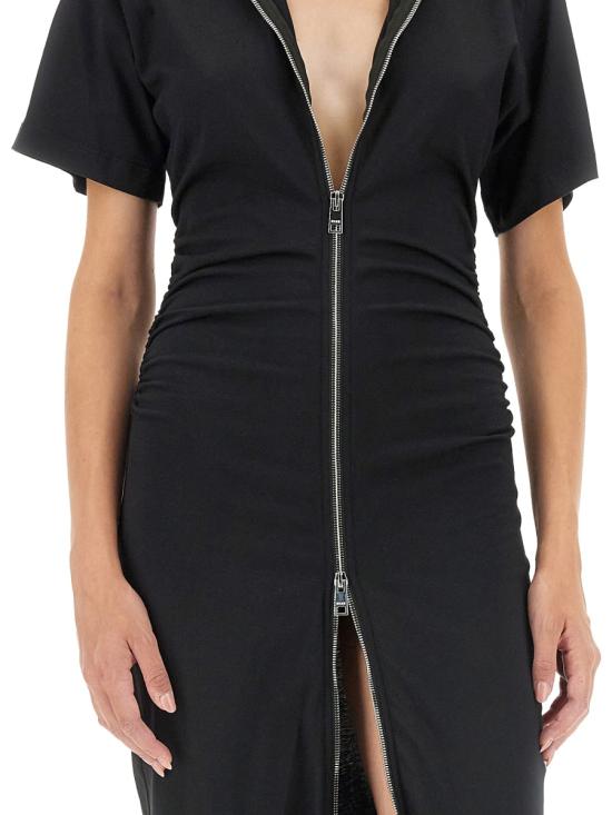 24FW 엠에스지엠 미디 원피스 3742MDA75 24779899 BLACK - MSGM