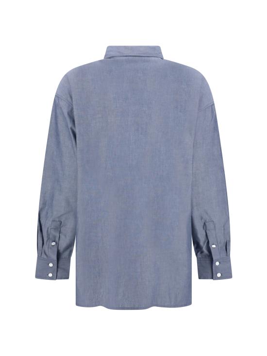 25SS 메종키츠네 셔츠 OW00401WC5043 P470 BLUE - MAISON KITSUNE