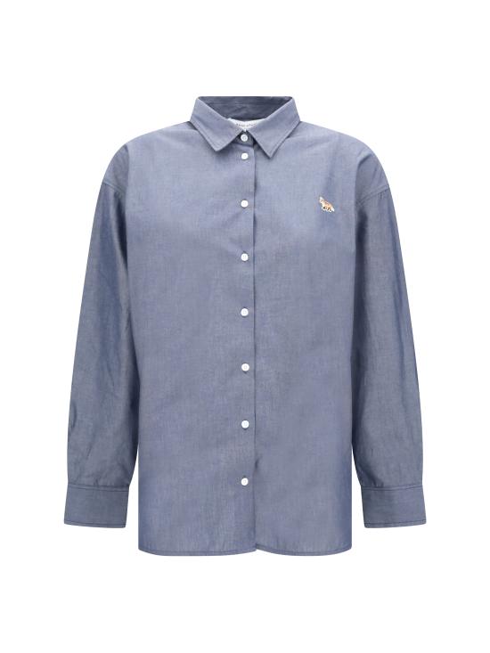 25SS 메종키츠네 셔츠 OW00401WC5043 P470 BLUE