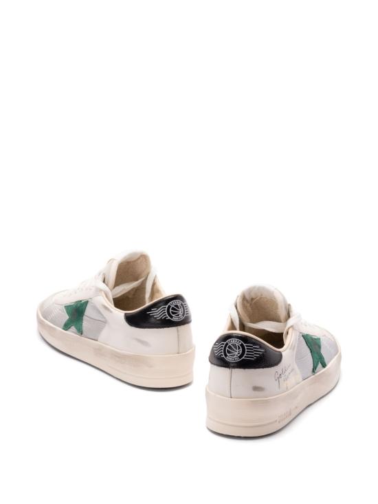 25SS 골든구스 스니커즈 GMF00333F00690882873 WHITE SILVER BLACK GREEN DOM - GOLDEN GOOSE