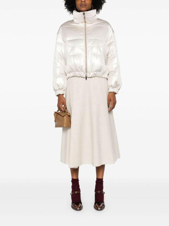  브루넬로 쿠치넬리 패딩 ML1597927C130 White Gold - BRUNELLO CUCINELLI