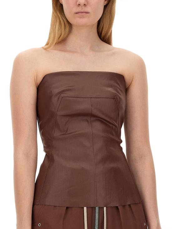 25SS 릭 오웬스 반팔 티셔츠 RP02D3127 SCT93 BROWN - RICK OWENS