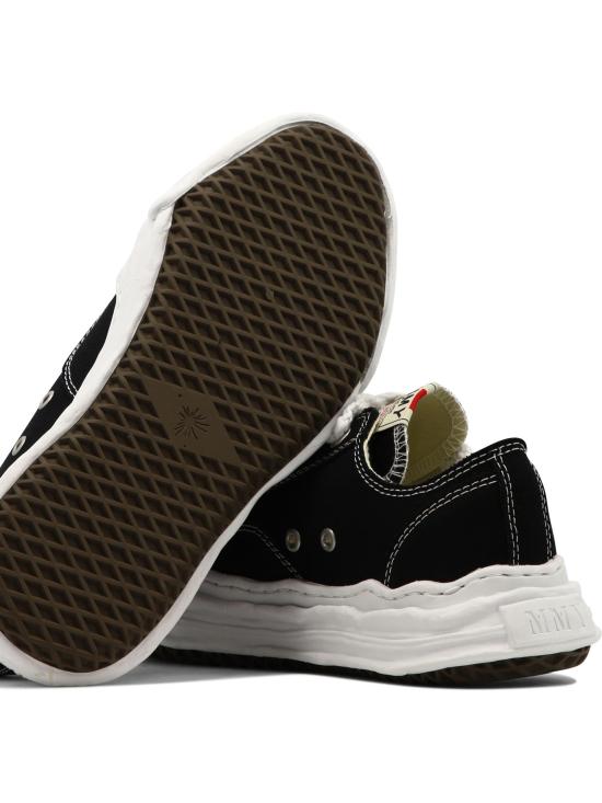 25FW 메종 미하라 야스히로 HANK 행크 OG 캔버스 스니커즈 A05FW702BLACK DOM - MAISON MIHARA YASUHIRO