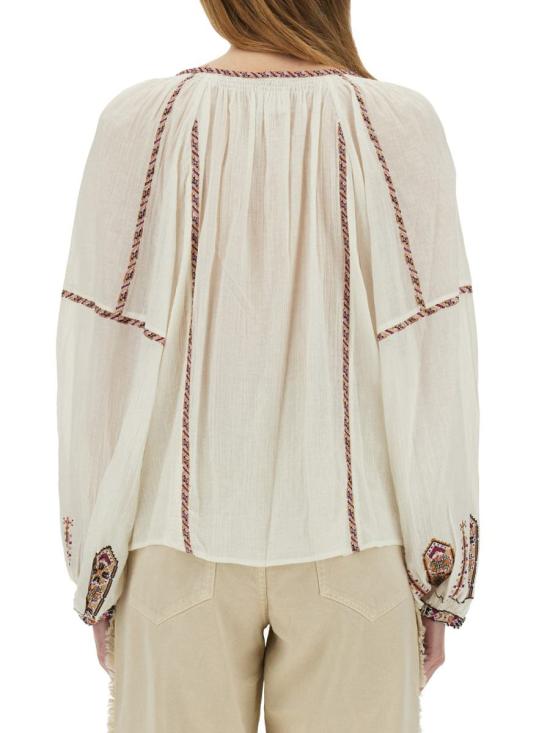 25SS 이자벨마랑에뚜왈 후드 티셔츠 HT0557FA C1J11EECOE WHITE - ISABEL MARANT ETOILE