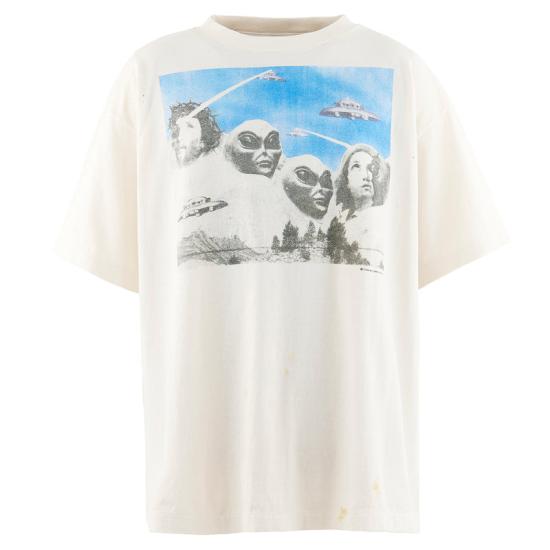 25SS 세인트 미카엘 반팔 티셔츠 HR8C22WH WHITE