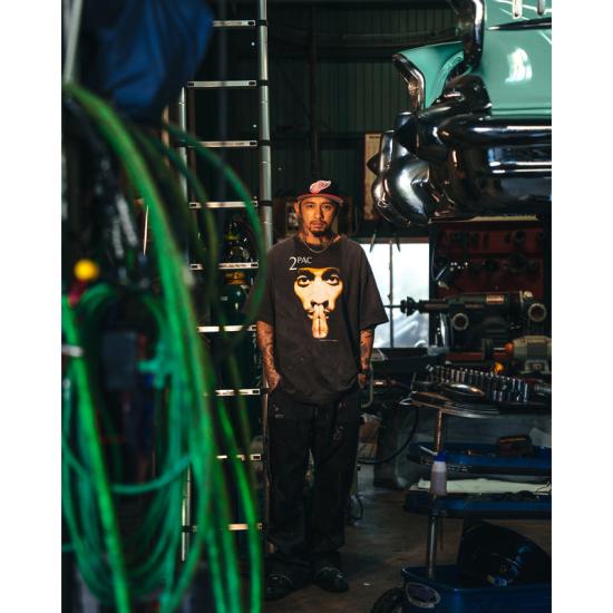 25SS 세인트 미카엘 반팔 티셔츠 HR8C14BK BLACK - SAINT MXXXXXX