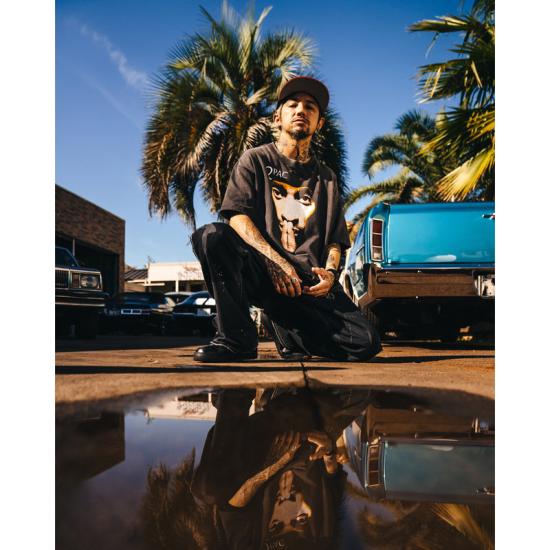 25SS 세인트 미카엘 반팔 티셔츠 HR8C14BK BLACK - SAINT MXXXXXX