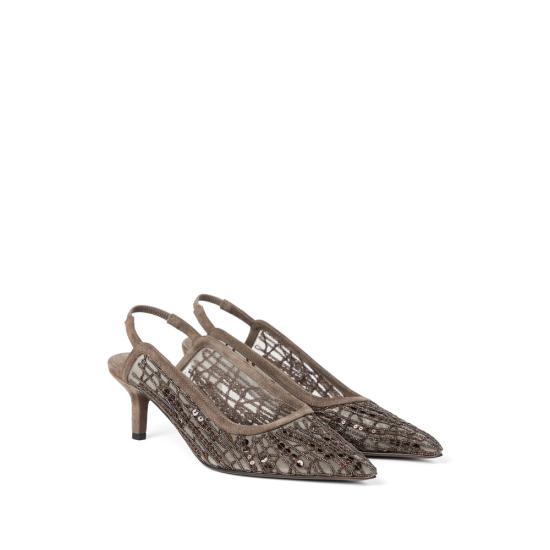 25SS 브루넬로 쿠치넬리 힐/펌프스 MZ93C2705 C3022 BROWN - BRUNELLO CUCINELLI