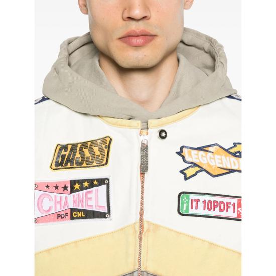 25SS 피디에프 자켓 DFM09023 TF120 ACIDW YELLOW WHITE - PDF