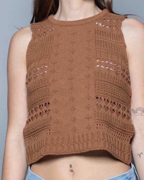 25SS 로이로져스 스웨터 RND90052CL84XXXX C0366 MARRONE - ROY ROGER'S