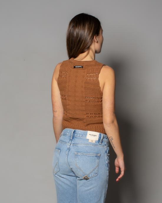 25SS 로이로져스 스웨터 RND90052CL84XXXX C0366 MARRONE - ROY ROGER'S