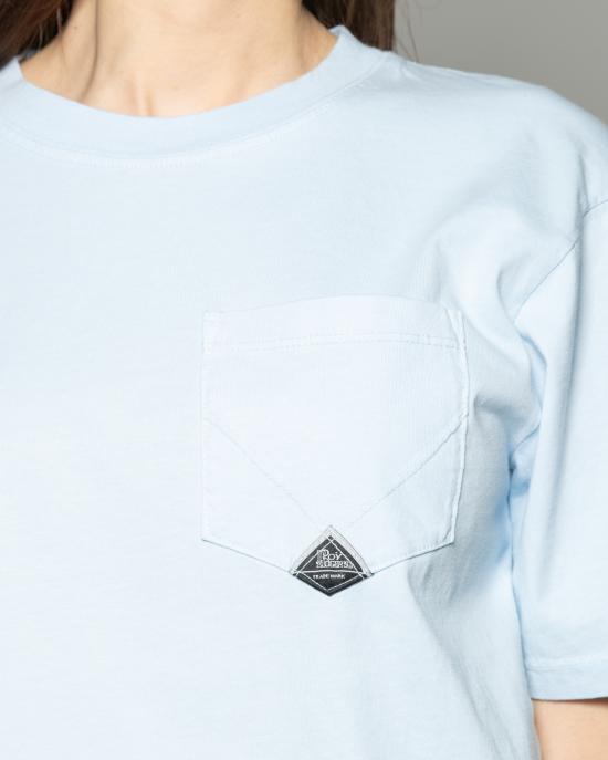 25SS 로이로져스 반팔 티셔츠 RND586CB55XXXX C0373 CELESTE - ROY ROGER'S