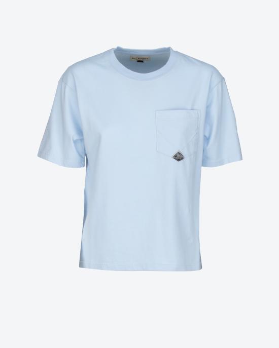 25SS 로이로져스 반팔 티셔츠 RND586CB55XXXX C0373 CELESTE - ROY ROGER'S