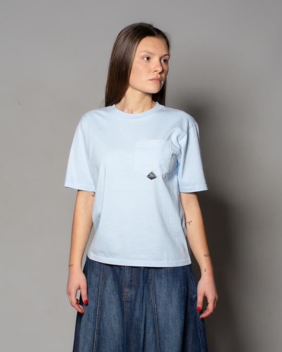 25SS 로이로져스 반팔 티셔츠 RND586CB55XXXX C0373 CELESTE - ROY ROGER'S