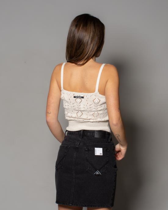 25SS 로이로져스 민소매 티셔츠 RND90156CL84XXXX C0069 PANNA - ROY ROGER'S