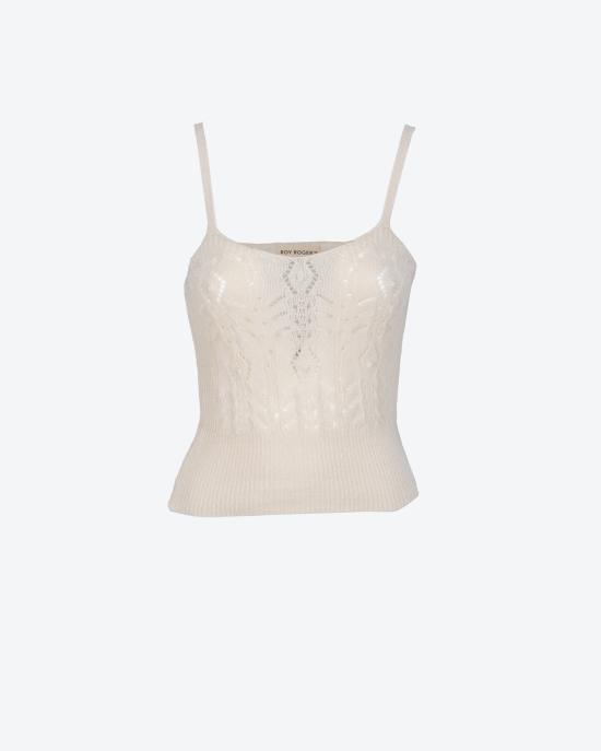 25SS 로이로져스 민소매 티셔츠 RND90156CL84XXXX C0069 PANNA - ROY ROGER'S