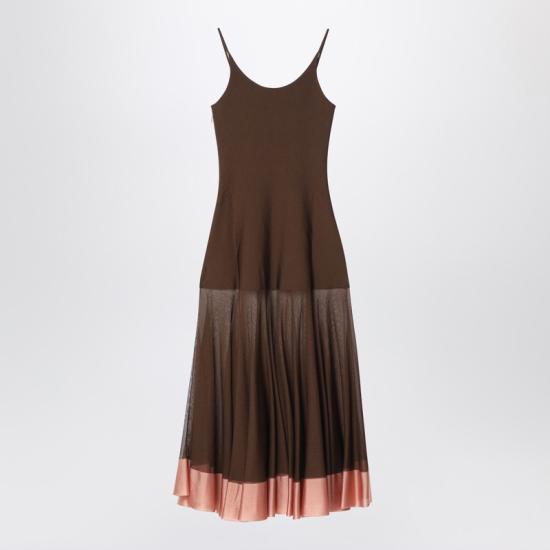 25SS 펜디 원피스 FZDD39AUHR Brown - FENDI