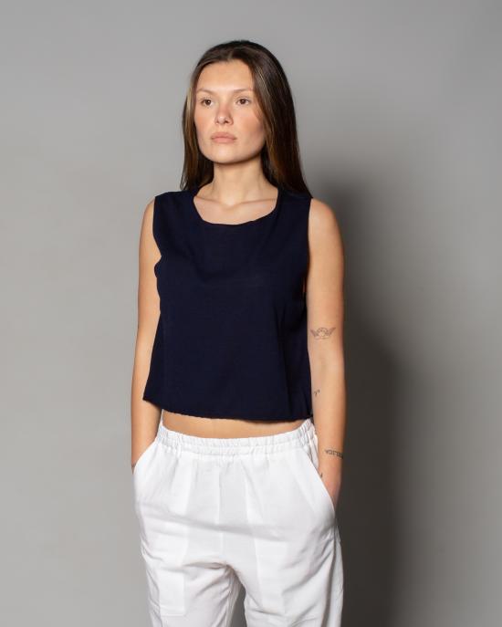 25SS 로베르토 콜리나 반팔 티셔츠 B06021 10 BLU - ROBERTO COLLINA