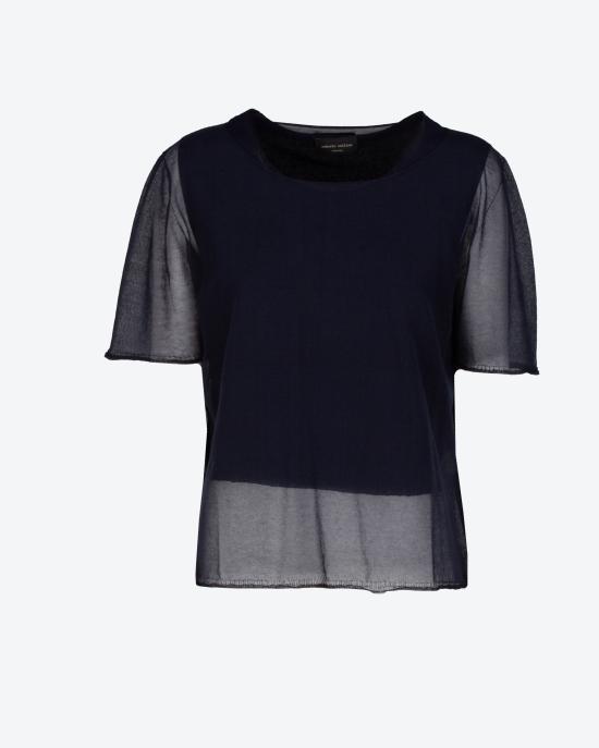 25SS 로베르토 콜리나 반팔 티셔츠 B06021 10 BLU - ROBERTO COLLINA