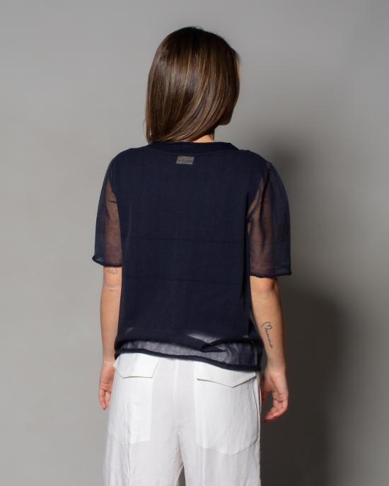 25SS 로베르토 콜리나 반팔 티셔츠 B06021 10 BLU - ROBERTO COLLINA