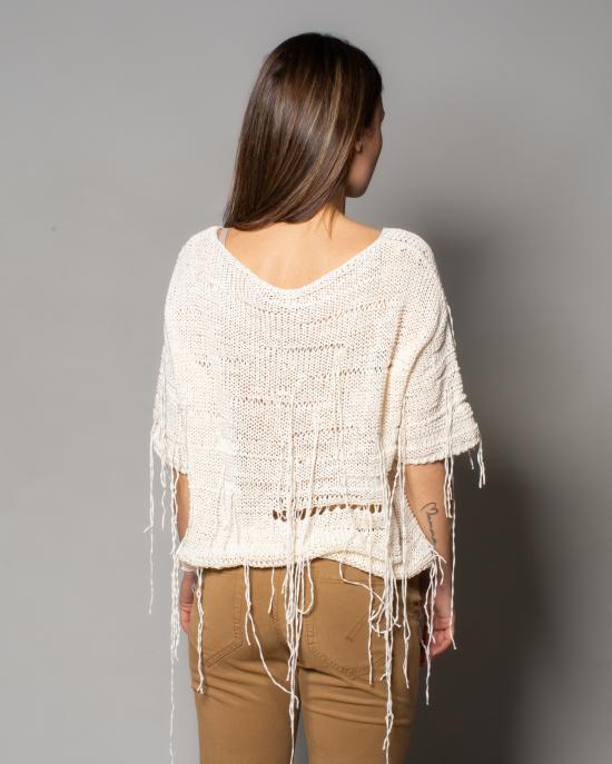 25SS 로베르토 콜리나 반팔 티셔츠 B41321 02 ECRU - ROBERTO COLLINA