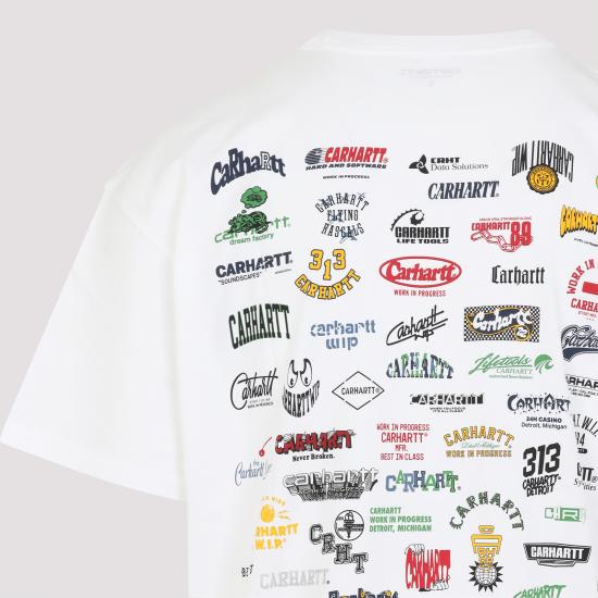  칼하트 WIP 반팔 티셔츠 I034643 02XX WHITE DOM - CARHARTT WIP