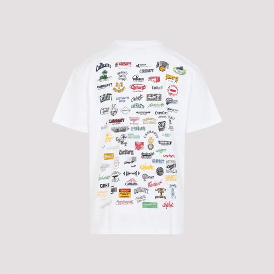  칼하트 WIP 반팔 티셔츠 I034643 02XX WHITE DOM - CARHARTT WIP