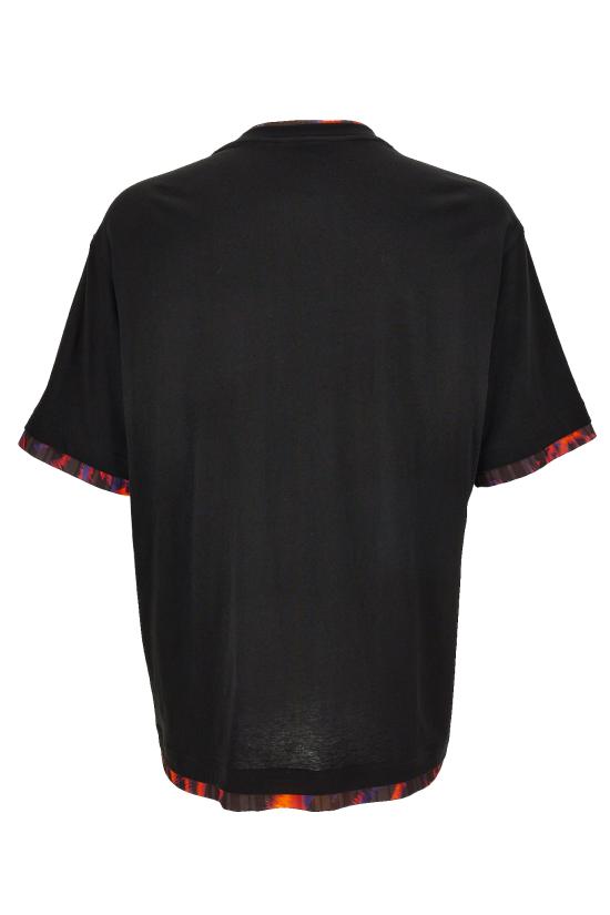 25SS 베르사체 반팔 티셔츠 78GAH6X1J0001 899 NERO DOM - VERSACE