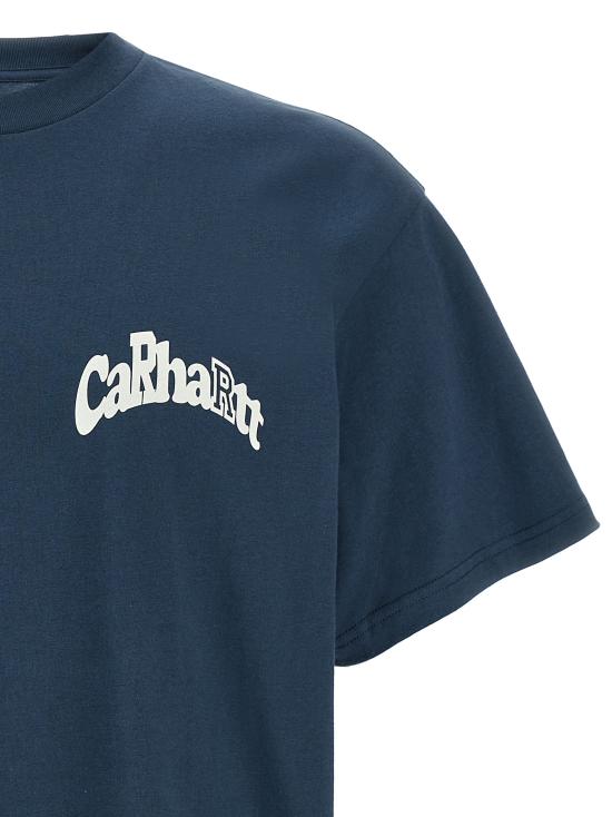  칼하트 WIP 반팔 티셔츠 I034643 2OTXX BLUE DOM - CARHARTT WIP