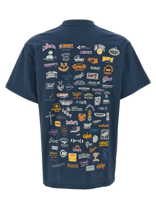  칼하트 WIP 반팔 티셔츠 I034643 2OTXX BLUE DOM - CARHARTT WIP
