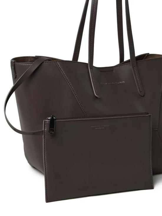  브루넬로 쿠치넬리 숄더백 MBHED2573C8279 Brown - BRUNELLO CUCINELLI