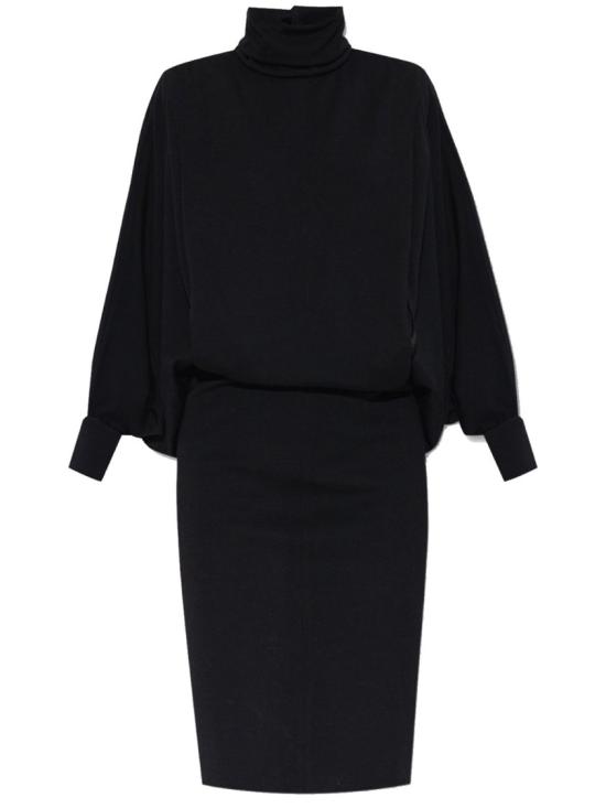  생로랑 미디 원피스 709455 Y3B20 1000 Black