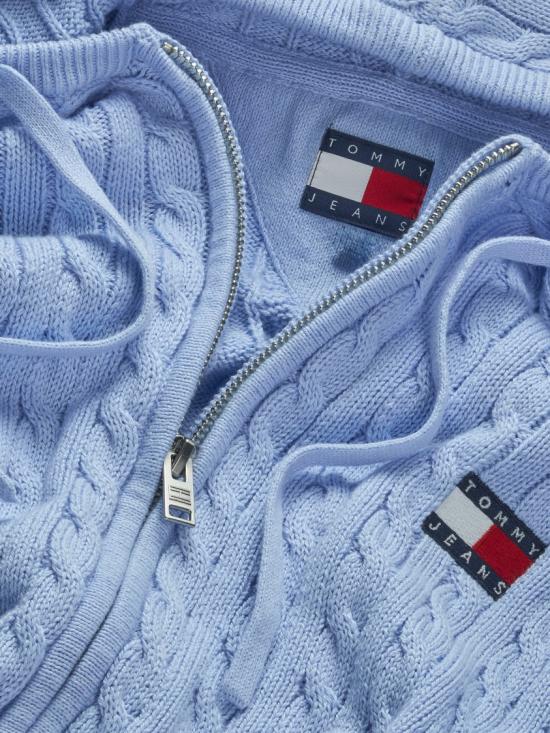  토미진 후드 티셔츠 DW0DW19334 Blue - TOMMY JEANS