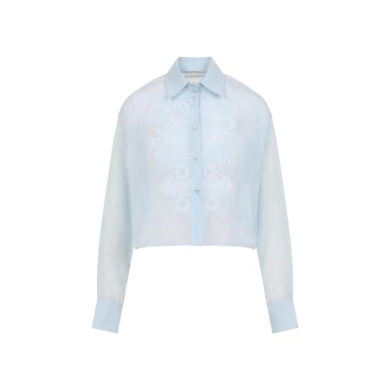 25SS 에르마노 설비노 탑 D462K756JGE Blue