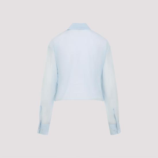 25SS 에르마노 설비노 탑 D462K756JGE Blue - ERMANNO SCERVINO