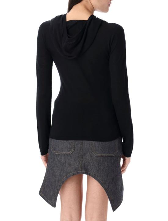 24FW 쿠레쥬 니트웨어 424MPU200FI0060 Black - COURREGES