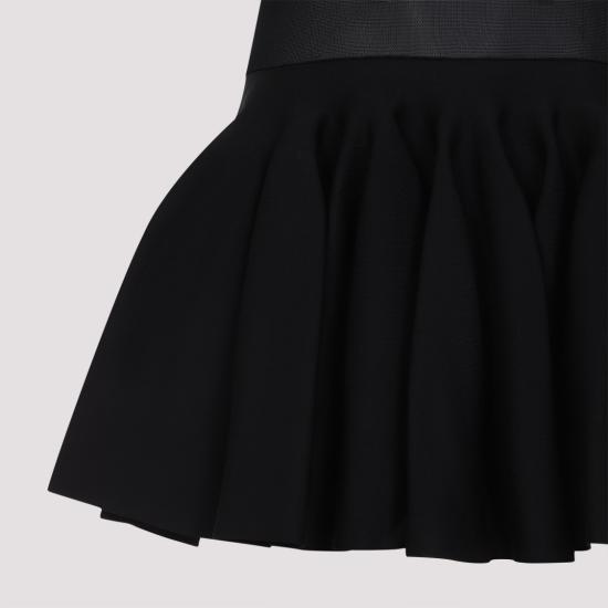 25SS 알라이아 숏 원피스 AA9R2647K044A Black - ALAIA