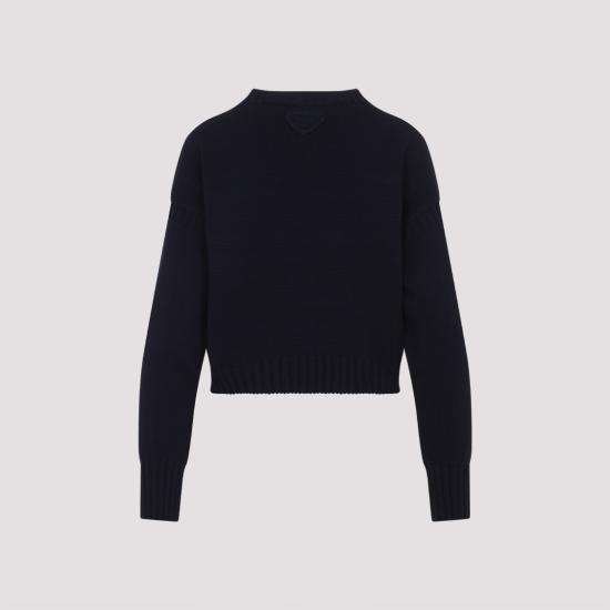 25SS 프라다 니트웨어 P24Q2SSOOO 17BG Blue - PRADA